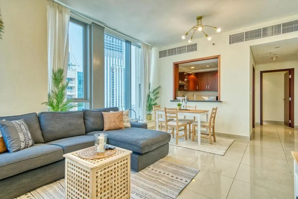 Дубай: Monty - Cozy Penthouse With Burj Khalifa and Fountain View