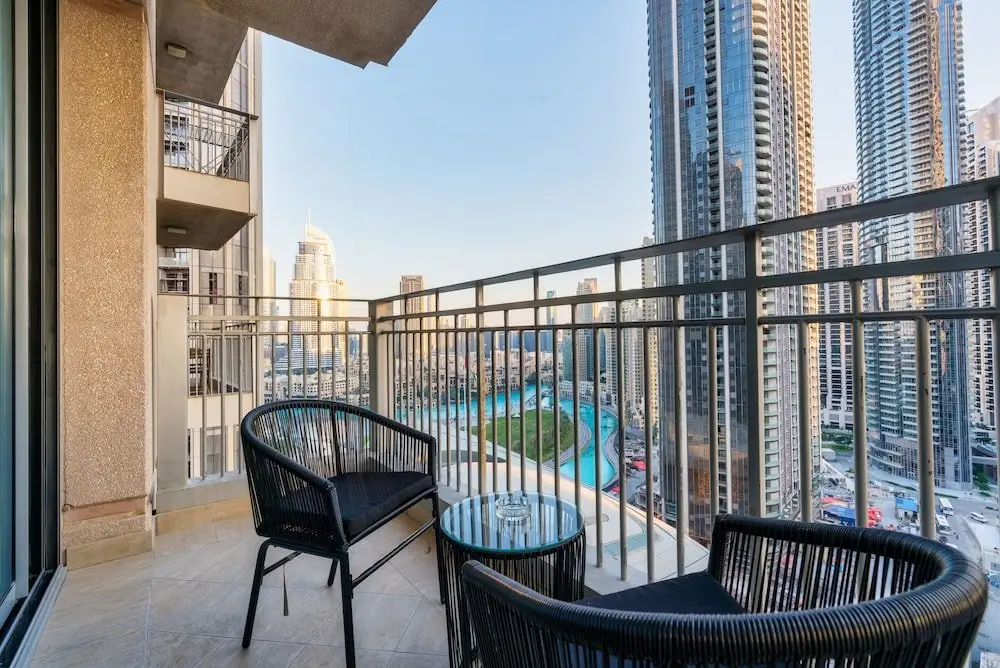 Дубай: Luxurious 1B With Opera & fountains views