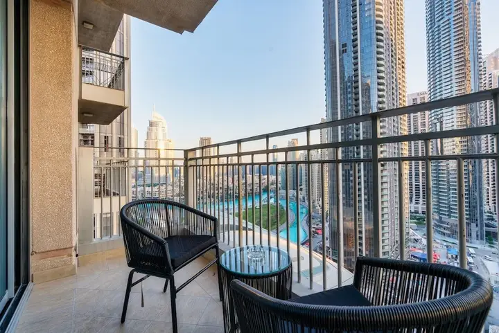 Дубай: Luxurious 1B With Opera & fountains views