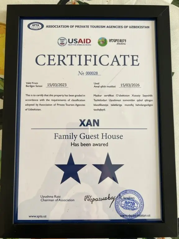 Самарканд: Гостевой дом Han Hotel