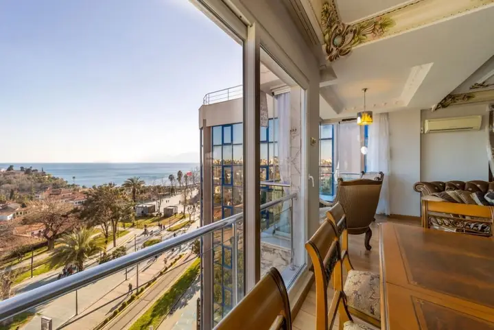 Анталья: Lovely Flat With Sea View Near Beach in Muratpasa