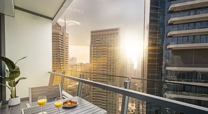 Дубай: LUX The Silverene Marina view Suite