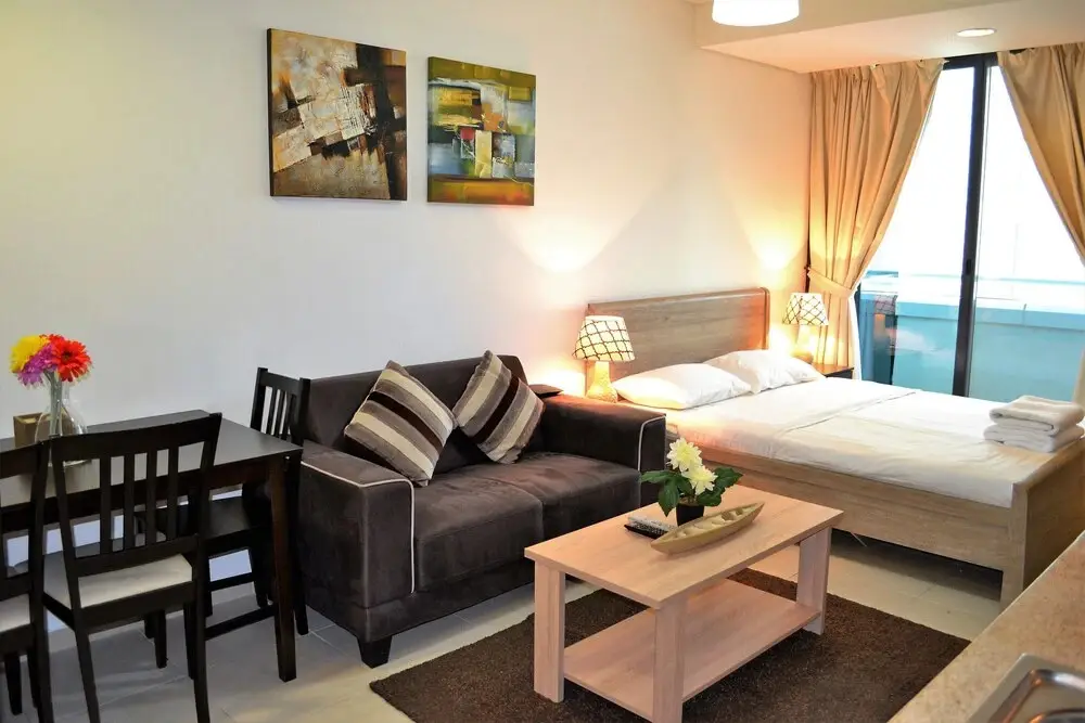 Дубай: LZZ - Furnished Studio with Balcony