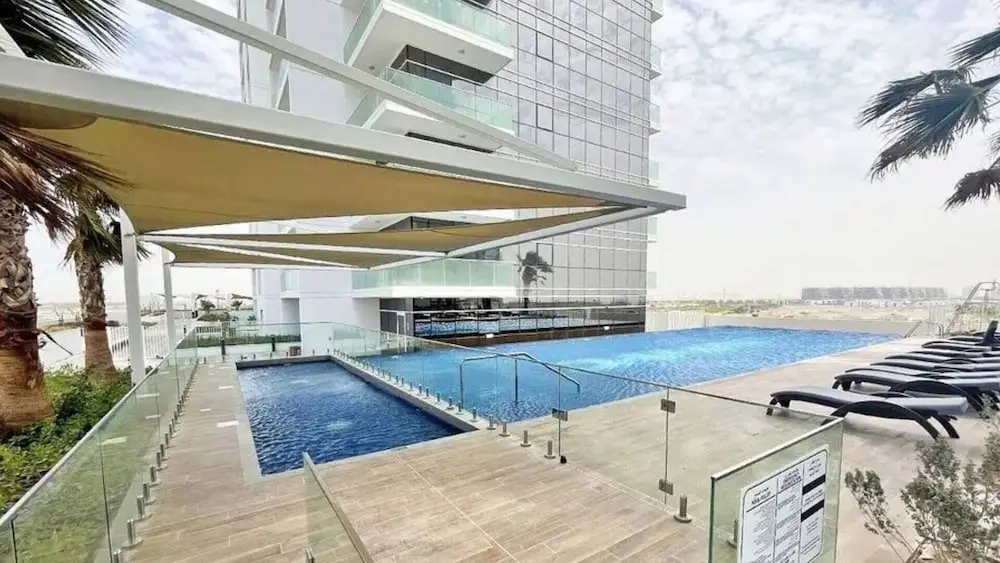 Дубай: Tanin - Stunning Dubai Skyline View From this Sleek Studio