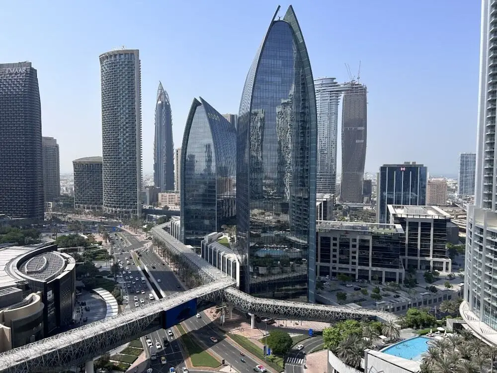 Дубай: Fashion Avenue Dubai Mall Residences - Studio with balcony