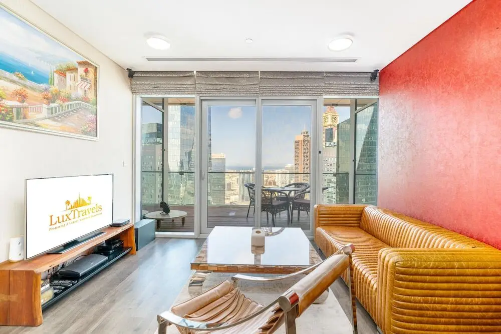 Дубай: Lux BnB Burj Daman DIFC Sea View
