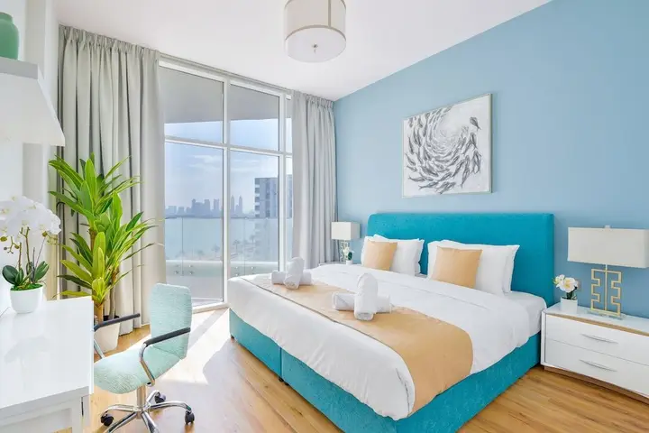 Дубай: Ultra Luxury Palm - Mina Azizi Beachfront - Private Beach and Pool