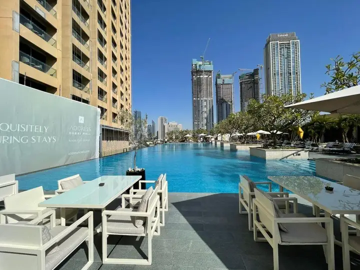 Дубай: Luxury at Former Address Dubai Mall With Balcony