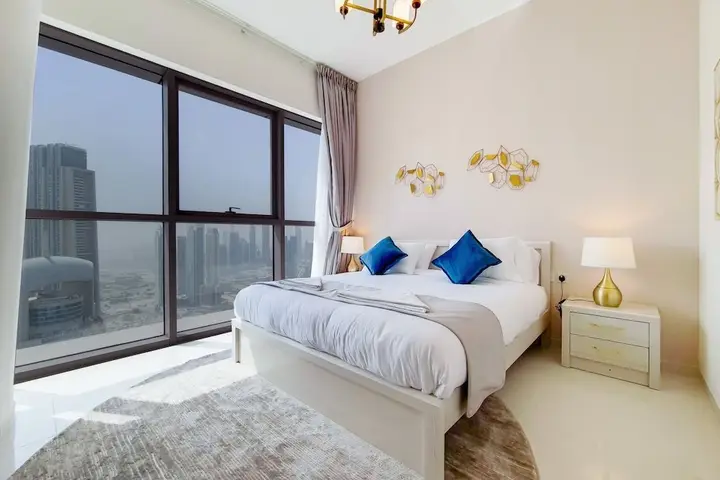 Дубай: GreenFuture - High-Rise Sleek Studio With Panoramic City Views