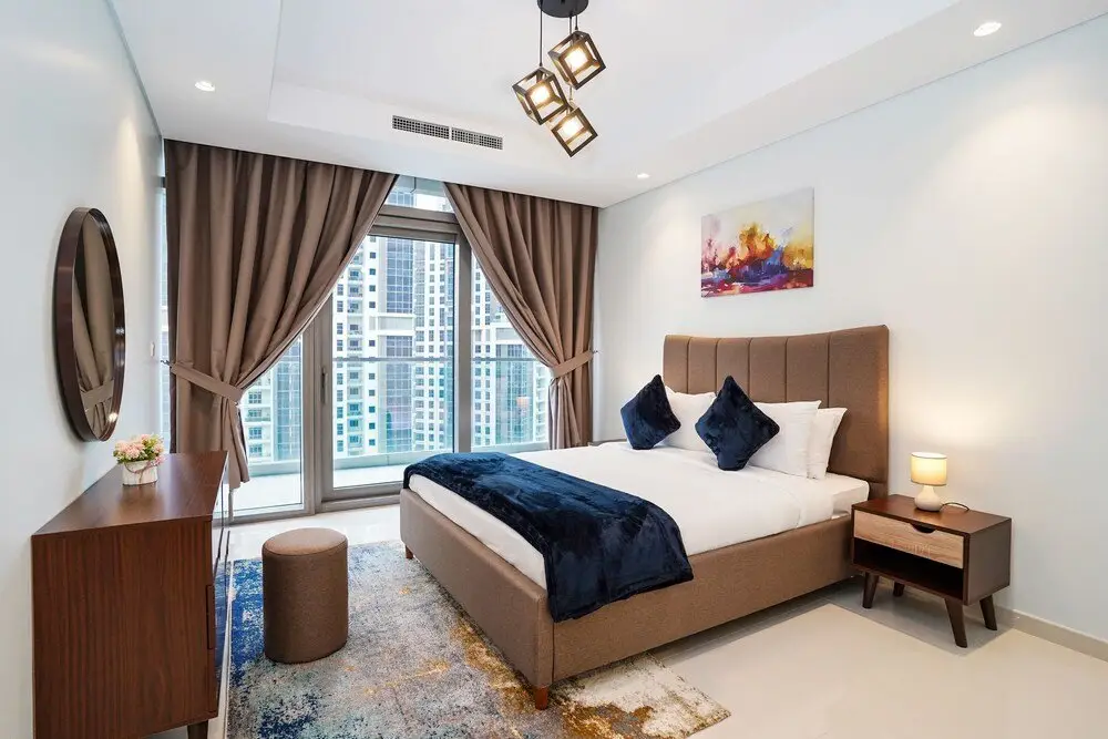 Дубай: Tanin - Chic Apt With Infinity Pool and Burj Khalifa View