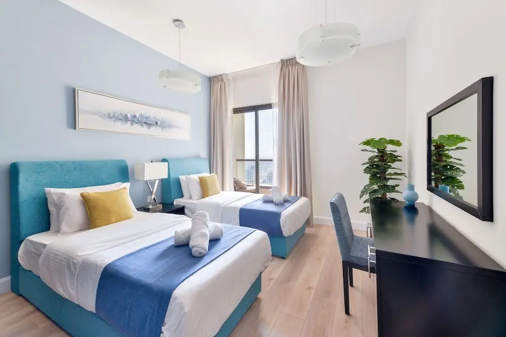 Дубай: Luxury JBR Shams - Sea or Marina View - Free Beach Resorts Access!