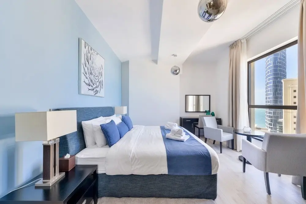 Дубай: Luxury JBR Shams - Sea or Marina View - Free Beach Resorts Access!