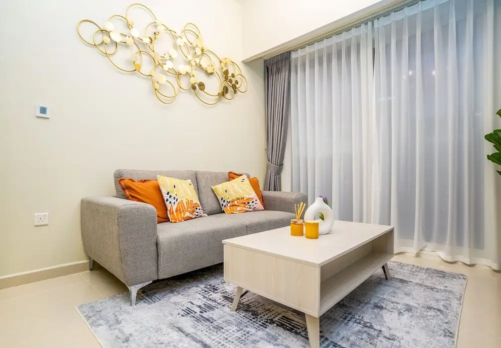 Дубай: Tanin - Fabulous Apt With Burj Khalifa View From Balcony