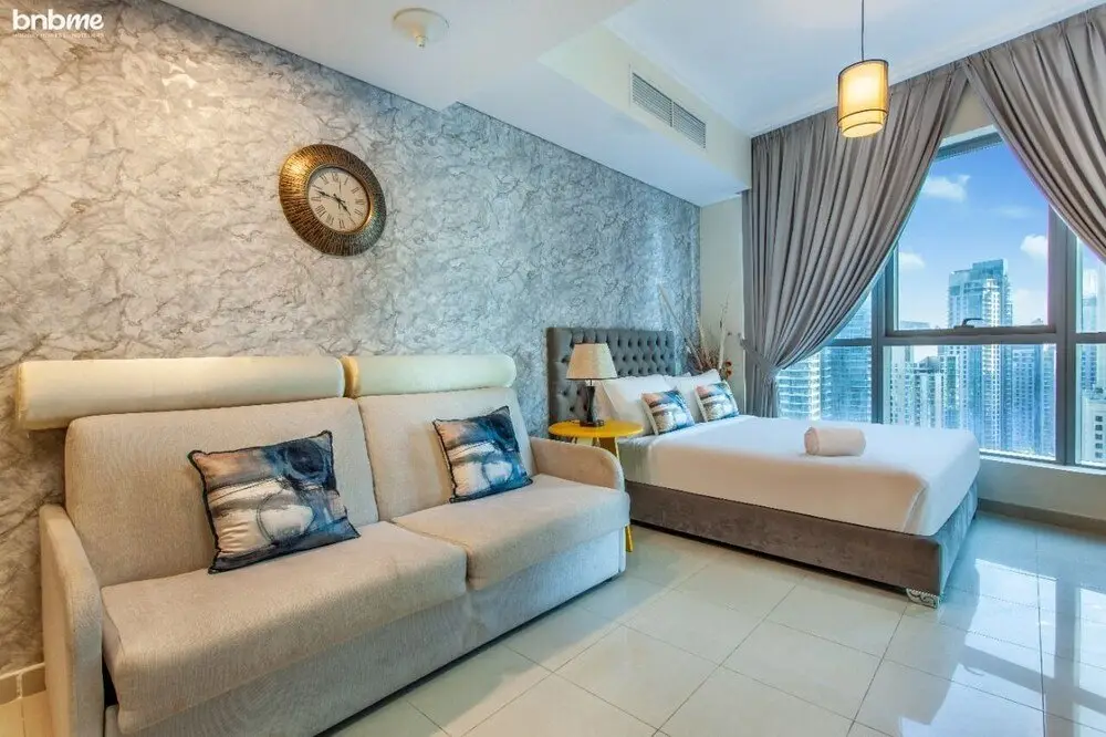 Дубай: Trendy Studio in the of the Marina Bnbme Homes