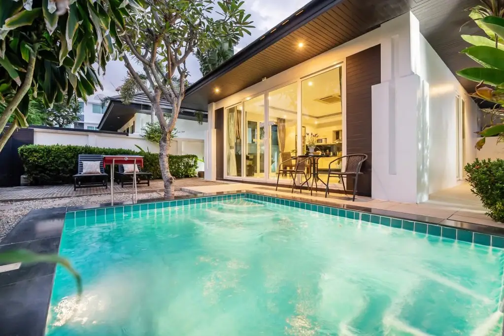 Паттайя: AnB Poovilla186 2BR/2bath Jomtian beach area