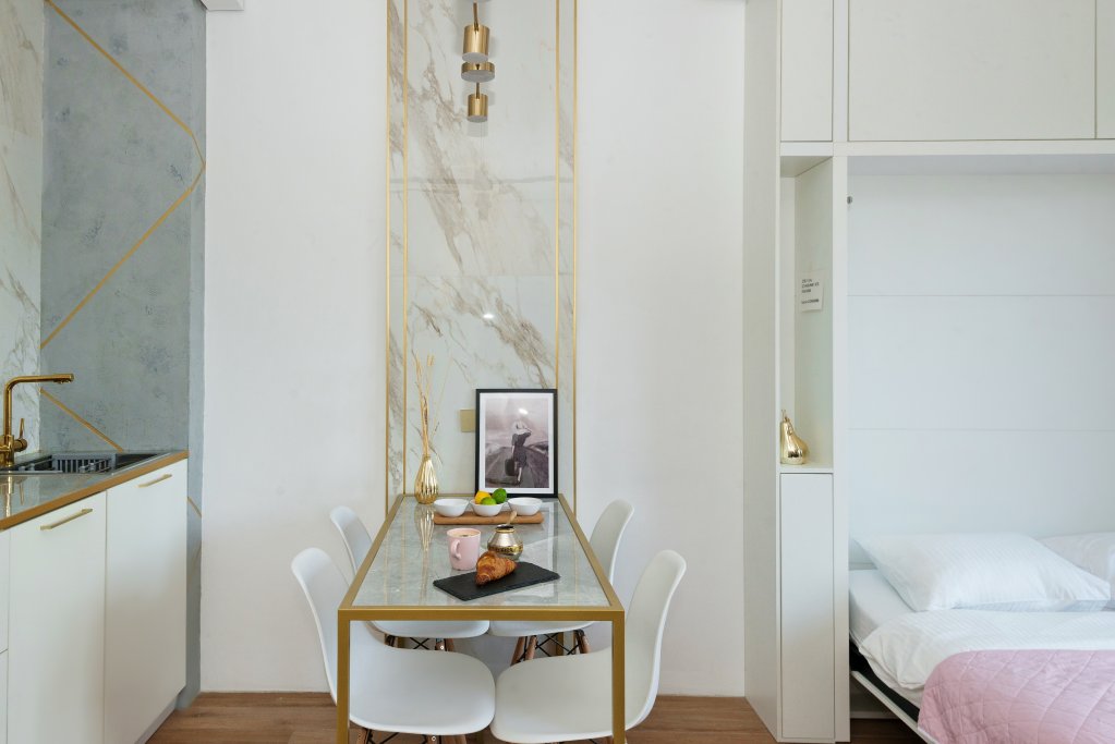 Москва: Апартаменты Match Point Gold Studio by Lo