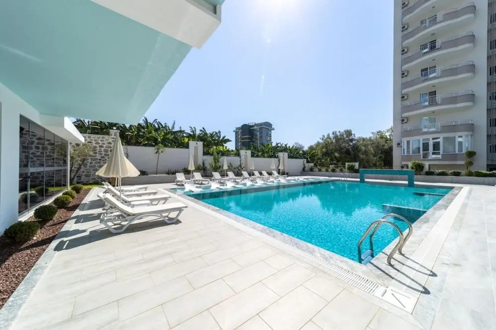 Аланья: Modern Apartment With Shared Sauna in Alanya