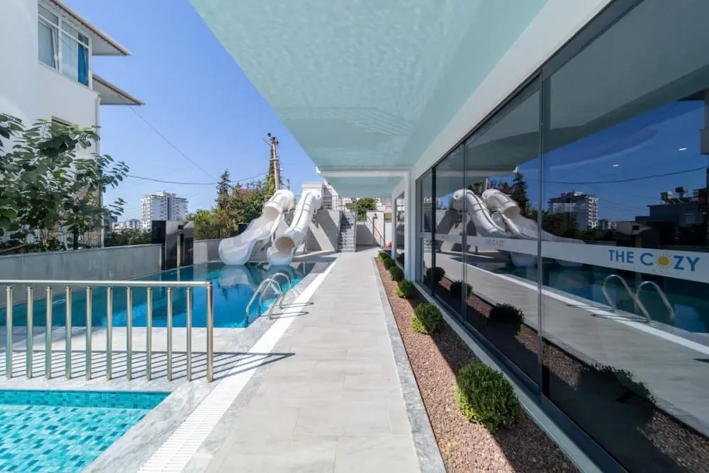 Аланья: Modern Apartment With Shared Sauna in Alanya