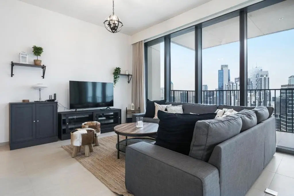 Дубай: Monty - Breathtaking City Views From DT Apt with Terrace