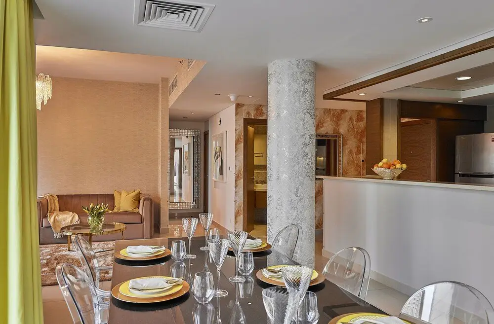 Дубай: Апартаменты Dream Inn Claren Downtown With Private Terrace