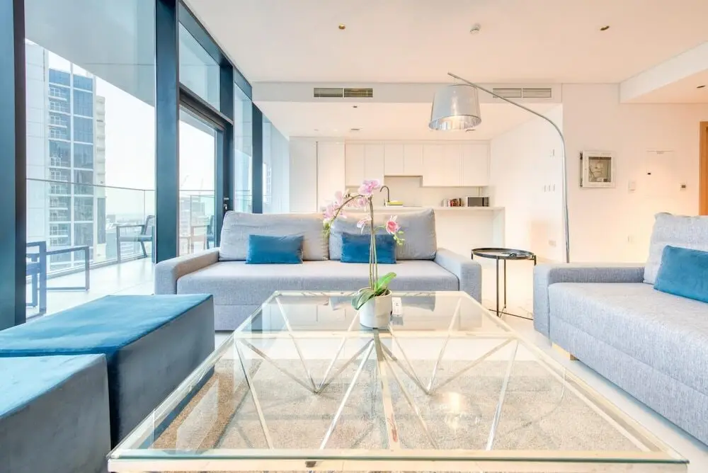 Дубай: Smart and Contemporary Apt With Burj Khalifa View