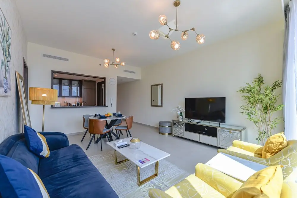 Дубай: Marco Polo - Elite Apt near Burj Khalifa with large Pool