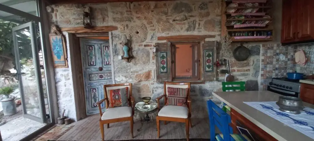 Kiyikislacik: Secluded Home With Sea View and Backyard in Milas