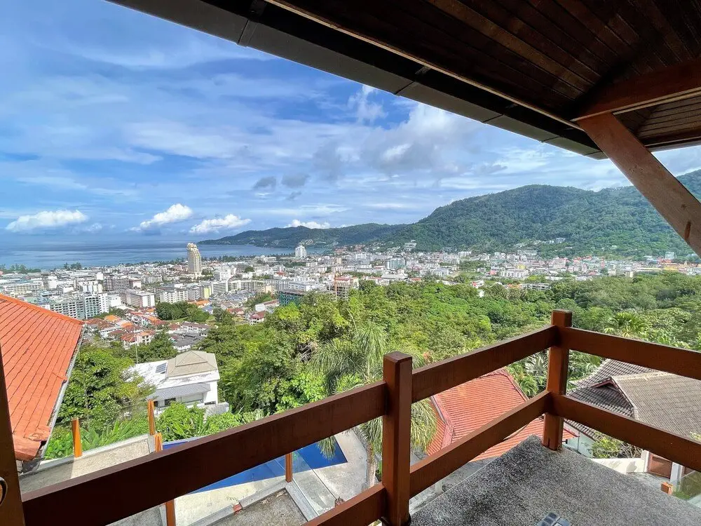 Кату: Sea view private pool villa in Patong