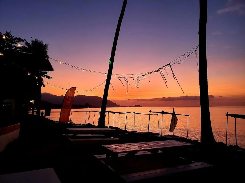 Ко-Пханган: Asia Blue - Beach Hostel Hacienda - Deluxe Double or Twin Room With Sea View