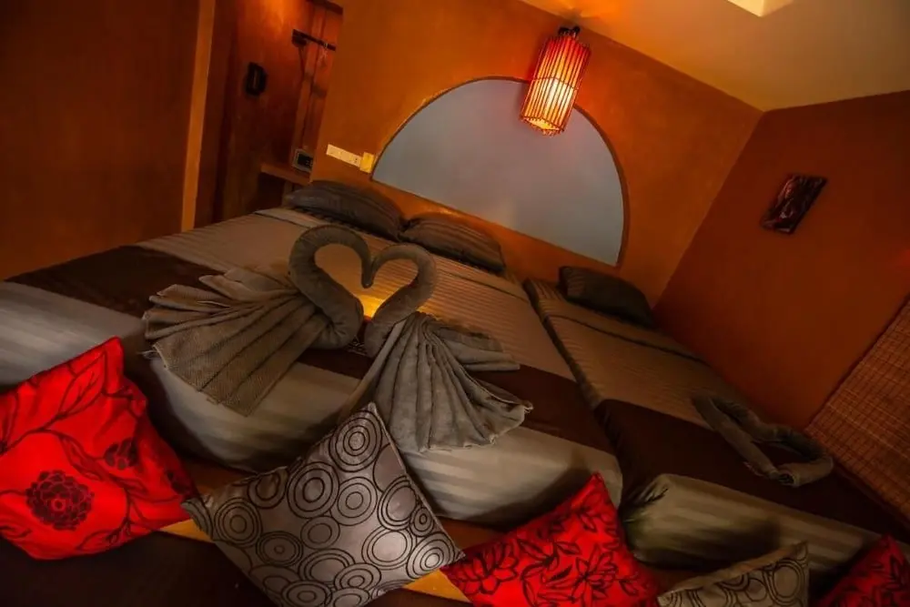 Ко-Пханган: Asia Blue - Beach Hostel Hacienda - Deluxe Double or Twin Room With Sea View