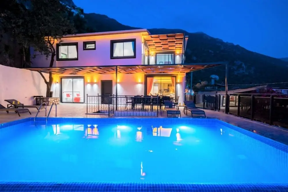 Калкан: Gorgeous Villa With Private Pool And Sauna In Kas