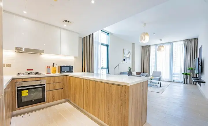Дубай: Homesgetaway-1BR in Marina Liv Residence