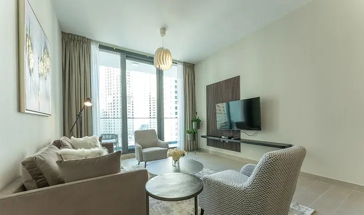 Дубай: Homesgetaway-Lovely 1BR in Liv Residence