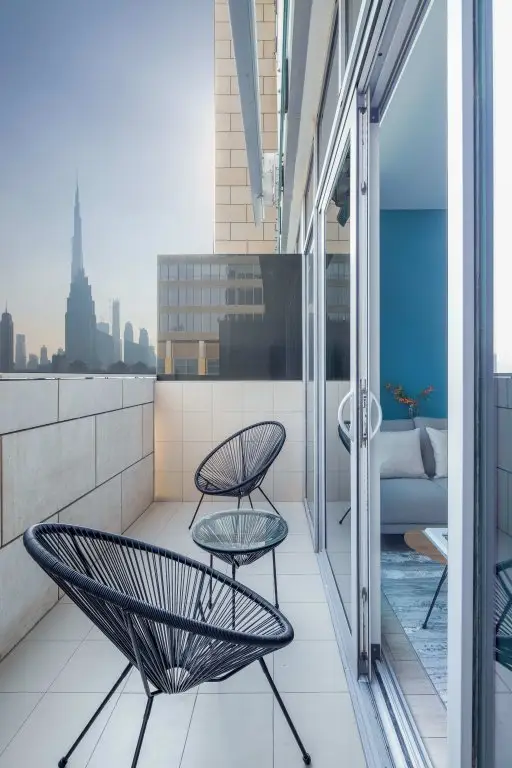 Дубай: Апартаменты Stylish Studio DIFC | Burj Khalifa View Balcony
