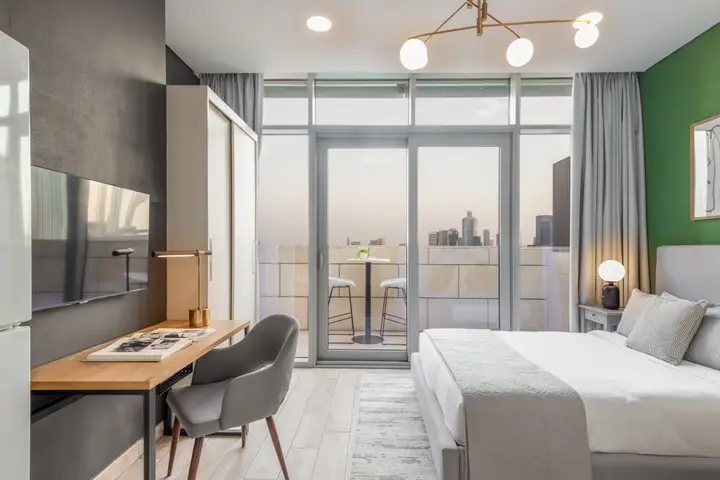 Дубай: Апартаменты Quiet DIFC Studio Burj Khalifa View | Quiet Living