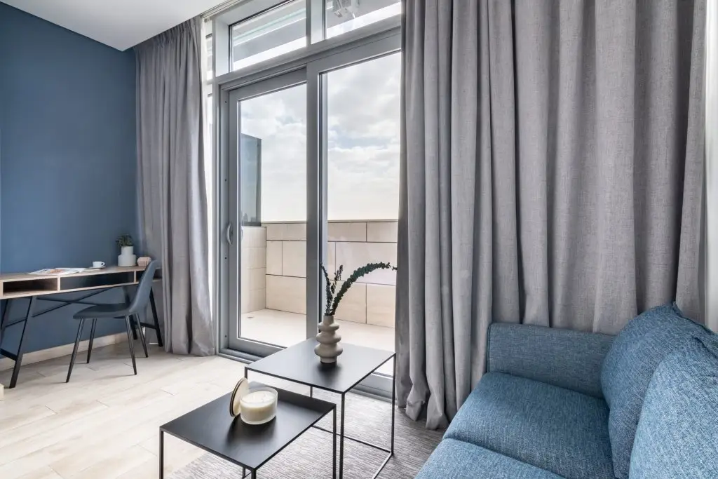 Дубай: Апартаменты Stylish DIFC Studio | Burj Khalifa View Balcony