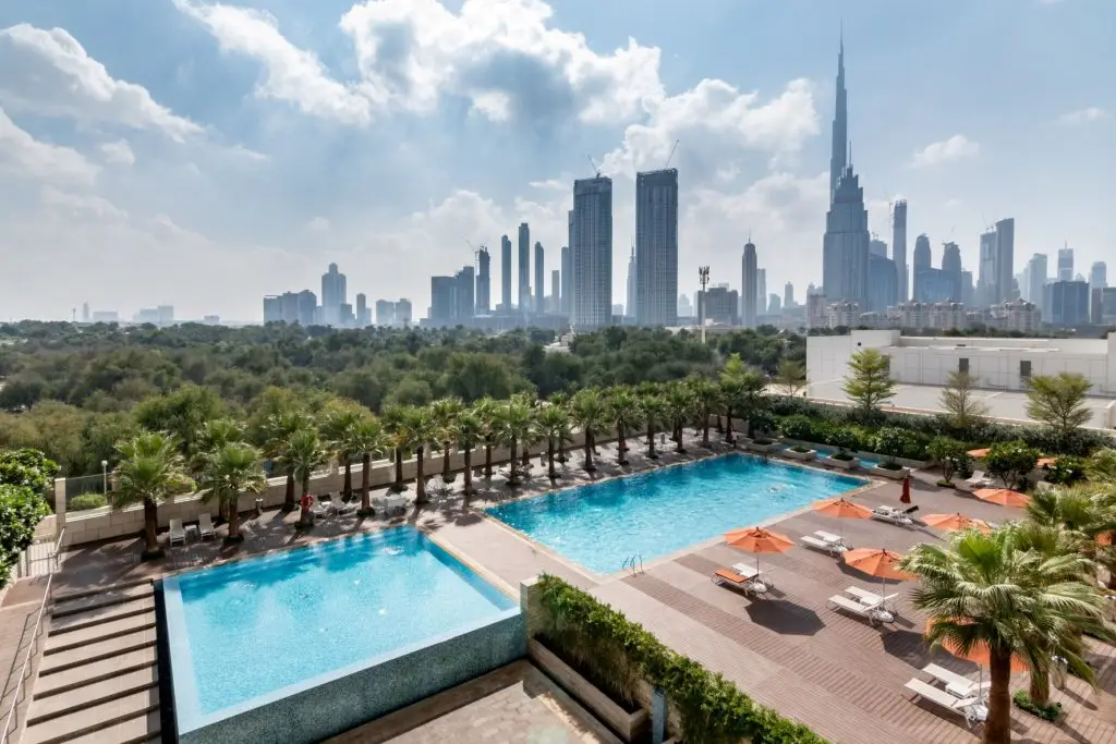 Дубай: Апартаменты Modern DIFC Studio | Burj Khalifa View Balcony