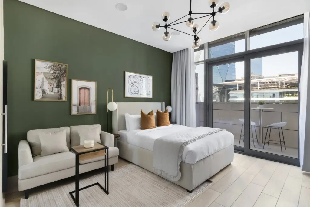 Дубай: Апартаменты Stylish Studio in DIFC | Balcony with Great View