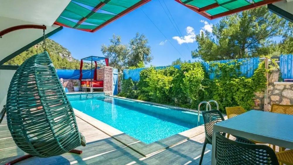 Villa With Pool Jacuzzi and Sea View in Kas — фото 1