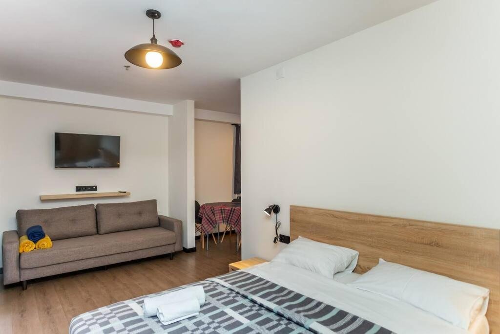 Гудаури: charming and bright apartment in marshall gudauri project