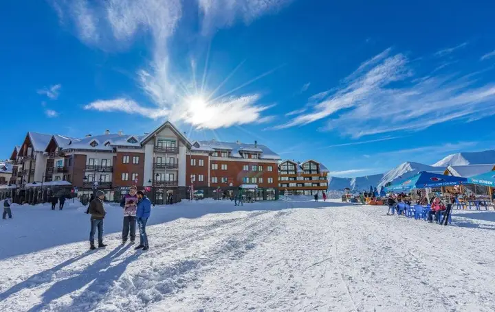 Гудаури: Cozy and stylish studio near Gondola - New Gudauri