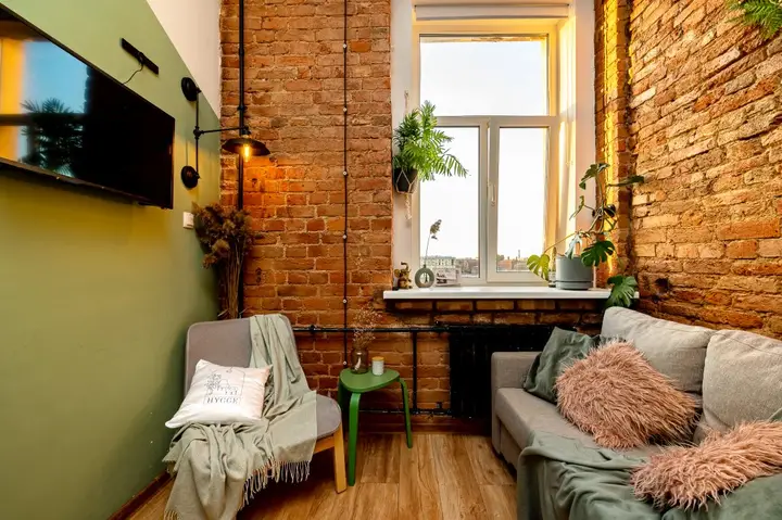 Санкт-Петербург: Апартаменты Green Loft Neva View с видом на Неву