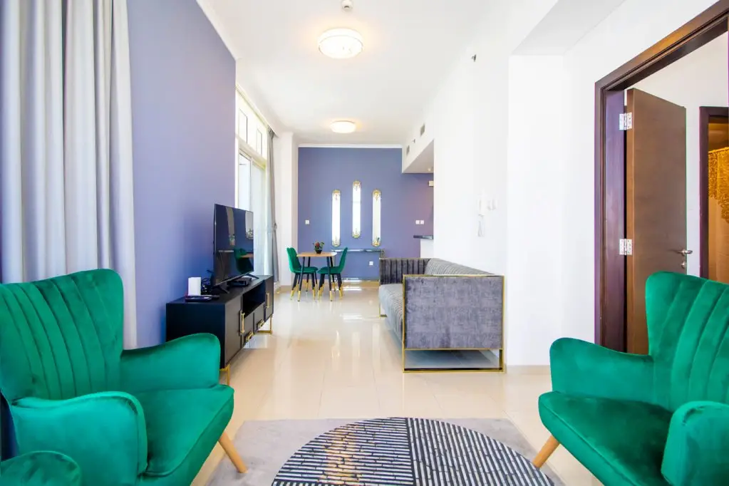 Дубай: Апартаменты Modern Sea View 1Bedroom Jbr Beach