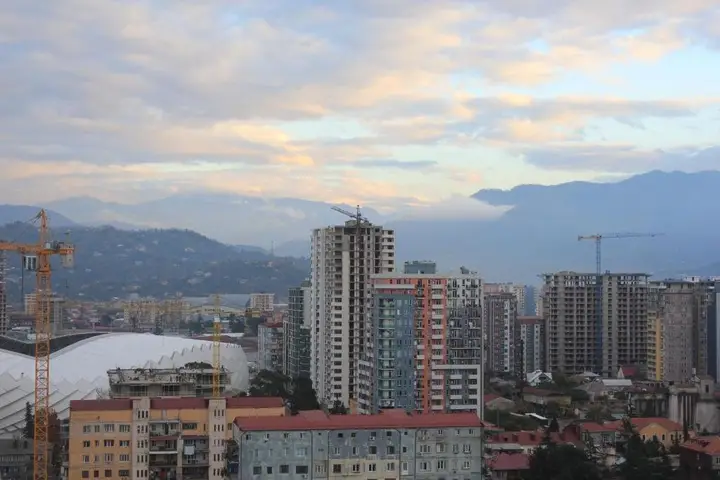 Батуми: Free Wifi Apartment Orbi City Tower Batumi Black Sea View