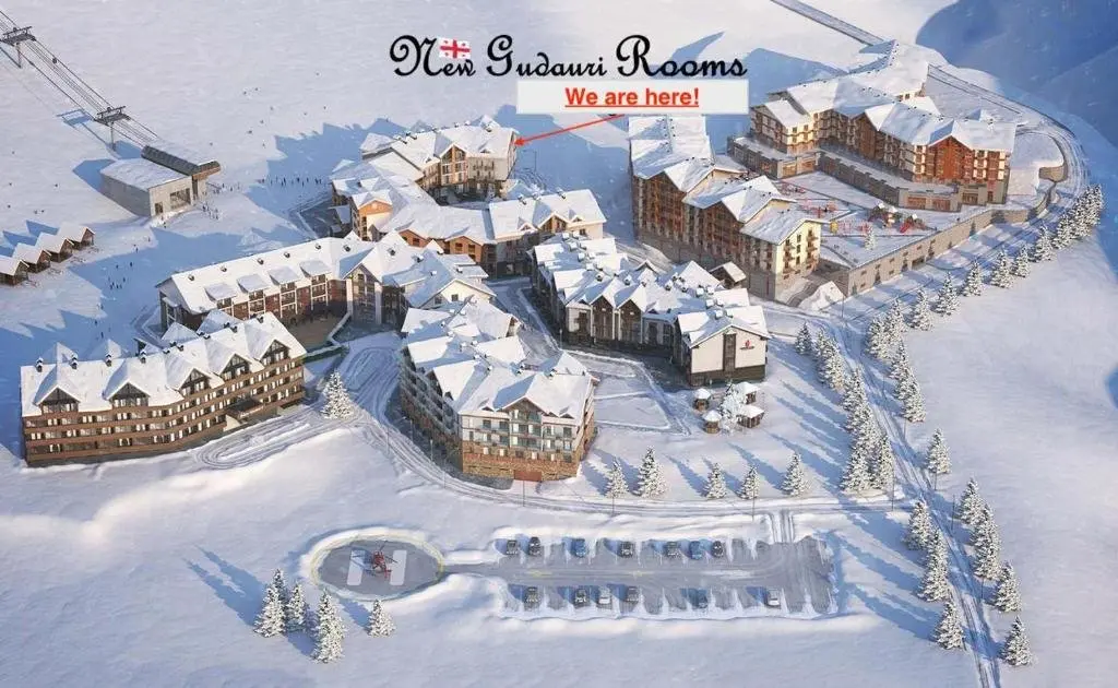 Гудаури: Duplex Apartment in New Gudauri near Gondola