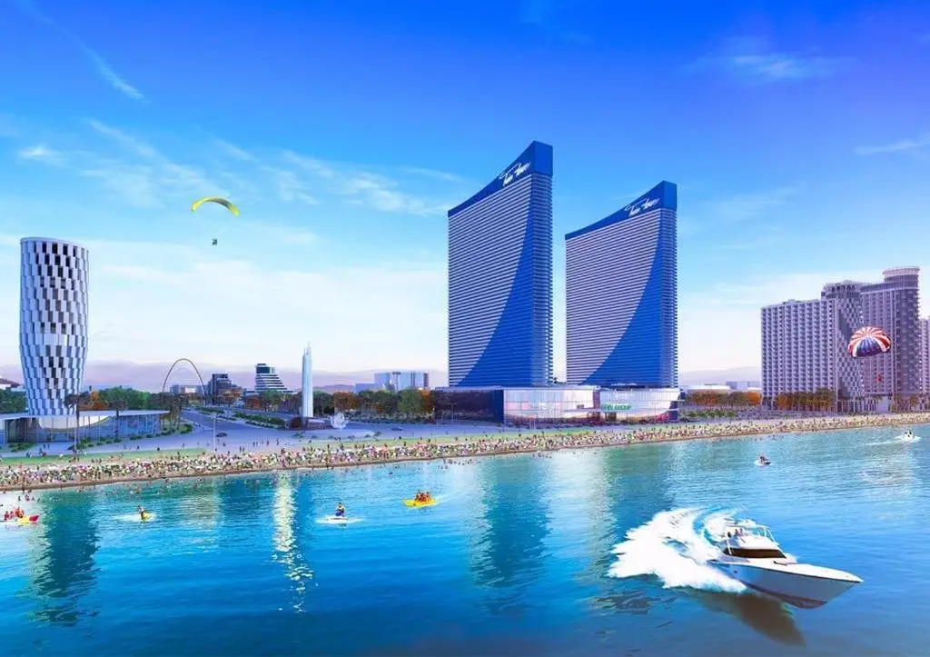 Батуми: Batumi orbi Twin Towers sea view