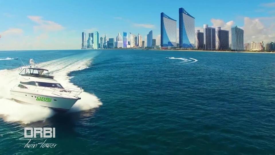 Батуми: Batumi orbi Twin Towers sea view