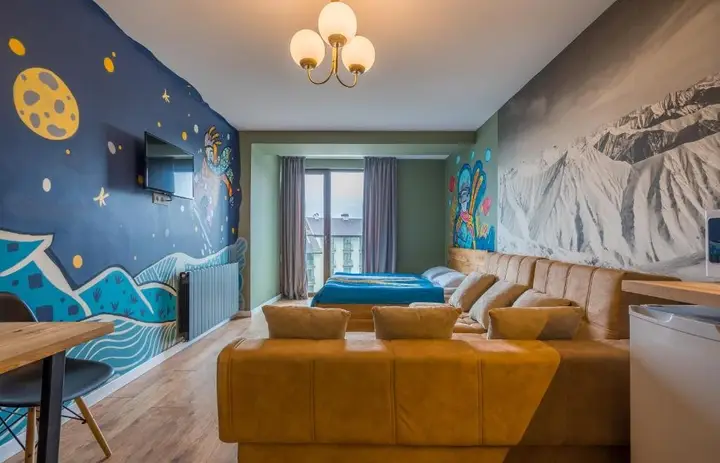 Гудаури: Alteroom New Gudauri, Loft 2. Near Gondola lift