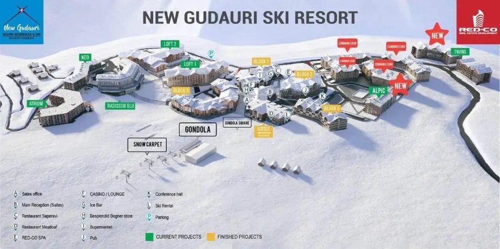 Гудаури: New Gudauri, Loft 2, Studio 434