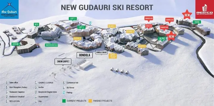 Гудаури: New Gudauri, Loft 2, Studio 434